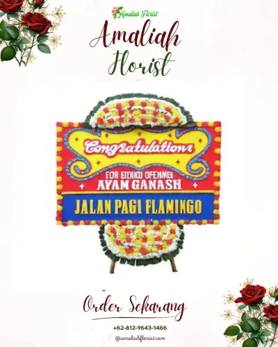 Bunga Papan Congratulation di Hiliweto Idanoi